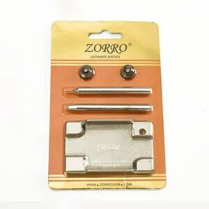 Universal Zorro Lighter Repair Kit with Two Flintwheels & Rivets - Fits: Zippo
